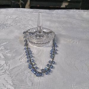 Delicate Blue Beaded Women's Necklace - Lia Sophia